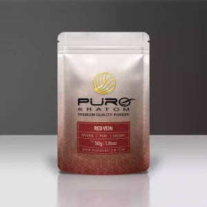 Puro Kratom powder Red Maeng Da strain product photo