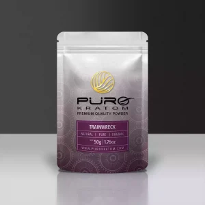 Puro Kratom powder Trainwreck strain product photo