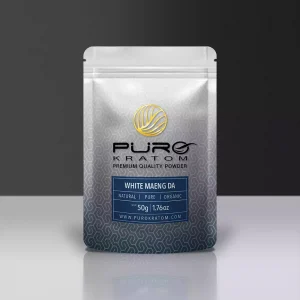 Puro Kratom powder White Maeng Da strain product photo